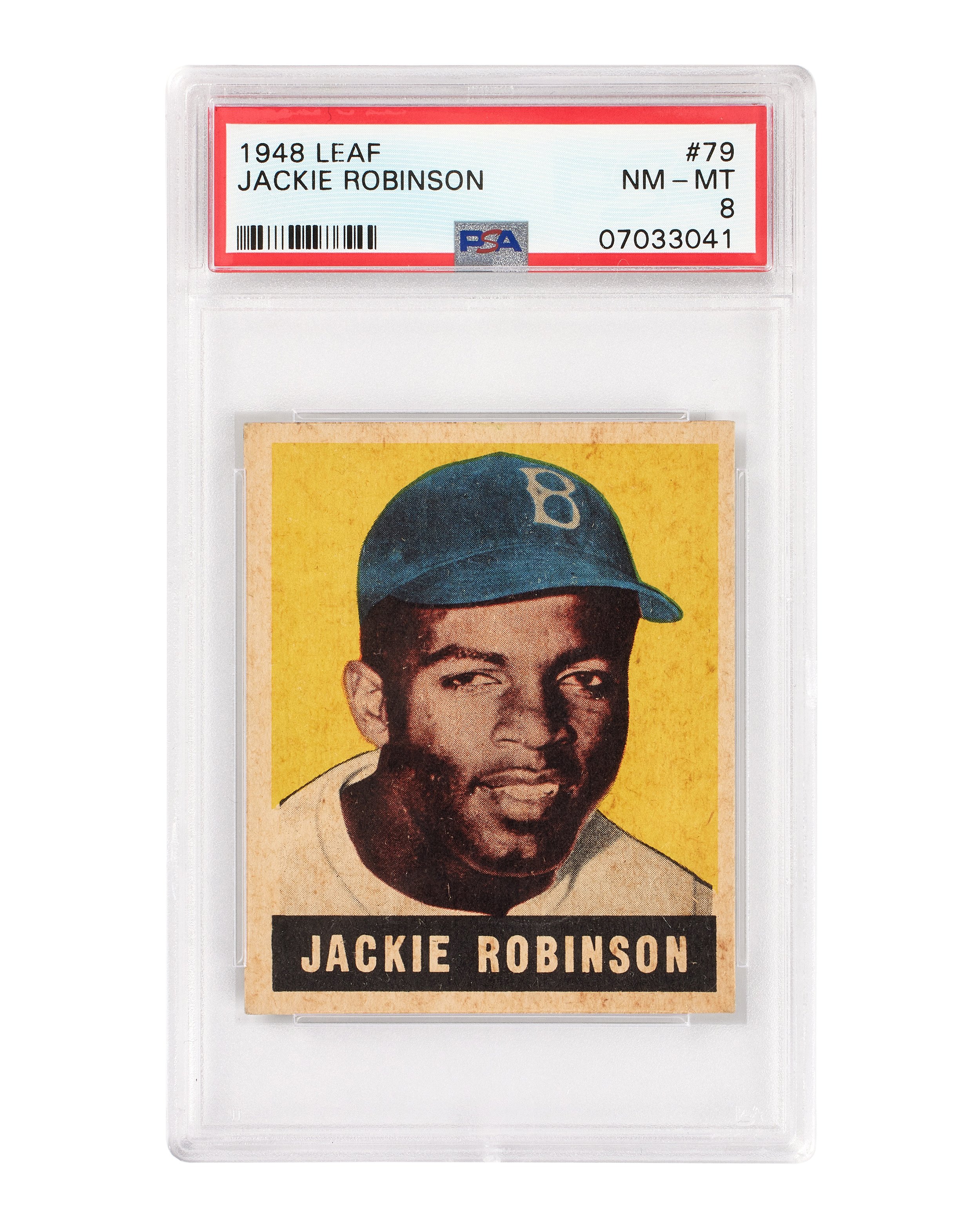 1948 Leaf Jackie Robinson Rookie #79 Front.jpg